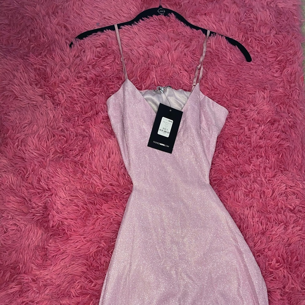 Fitted Glitter Dress